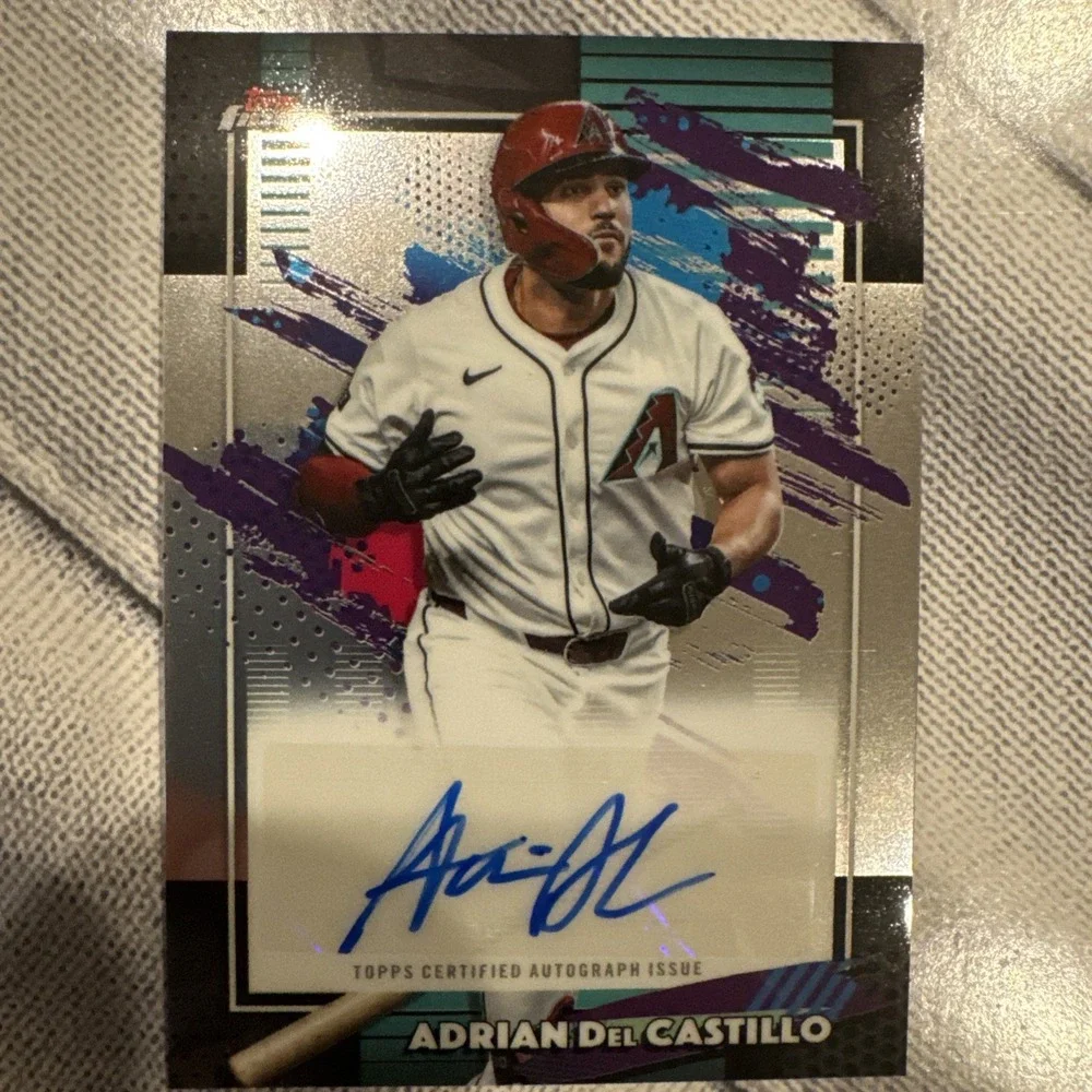 2026 Topps Finest • Adrian Del Castillo • FMA-ADC Finest Auto • Diamondbacks